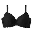 thumbnail image 1 of Brasier Carnival Encaje y Moño Negro Talla 36B, 1 of 4