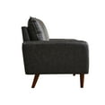 thumbnail image 3 of Hybition Modern Sofa Faux Leather Couch for Living Room Office Dark Gray, 3 of 9