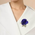 thumbnail image 1 of Rose Brooch, High-End Women's Wedding Chest Flower Brooch, Elegant Design, Versatile Accessory for Formal Events, Durable Quality, Secure Pin Backing, Ideal Gift, 1 Piece, 1 of 6