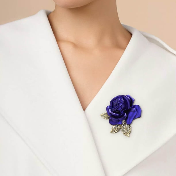 Rose Brooch High-end Women's Wedding Chest Flower Brooch Suit Brooch