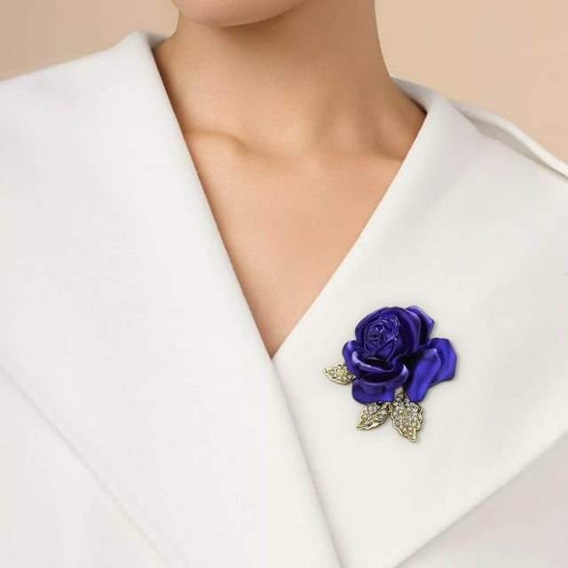 Rose Brooch, High-End Women's Wedding Chest Flower Brooch, Elegant Design, Versatile Accessory for Formal Events, Durable Quality, Secure Pin Backing, Ideal Gift, 1 Piece