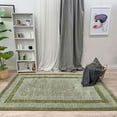 thumbnail image 3 of Alfa Rich 5x8 Scandinavian Style Green Washable Woven Cotton Area Rugs, 3 of 5