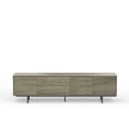 thumbnail image 4 of Atlas 78" x 20" Modern TV Stand Cabinet - Dark Taupe Frame, Dark Taupe Door/Drawers, Black Base, 4 of 8