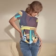 thumbnail image 4 of Lsque Bluey Women's Crew Neck Short Sleeve Bodysuit Basic T Shirts Tops Onesie Adult Cute Pajama-Medium, 4 of 8