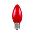 thumbnail image 2 of Novelty Lights 500 Case C9 Ceramic Outdoor Christmas Replacement Bulbs, Red, E17/C9 Intermediate Base, 7 Watt, 2 of 6