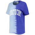 thumbnail image 2 of Women's Gameday Couture Royal Kentucky Wildcats Find Your Groove Split-Dye T-Shirt, 2 of 3