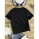 thumbnail image 2 of Adorable Otter Sunset Graphic Cotton Tee for Girls - Playful Retro Design with "Be Kind to Otters" Text, Lightweight & Comfy Short-Sleeve Summer Top, Casual Round Neck Youngsters' Clothing, 2 of 6