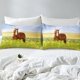 thumbnail image 5 of Caballo Funda Nórdica Queen Size Blossom Flores juego de cama Animales Edredón, 5 of 7