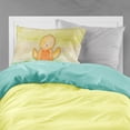 thumbnail image 2 of Chicken Watercolor Fabric Standard Pillowcase, 2 of 2