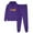 Purple, variant on JURANMO Lounge 2 Piece Set for Women Happy Halloween Print Sweatsuits Lightweight Drawstring Hoodie Comfy Elastic Waist Beam Feet Jogging Pants with Pockets Today's Deals of The Day Black XL