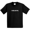thumbnail image 3 of Faith Statement Shirt - "I Believe" - Black - Unisex - Family, 3 of 7