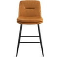 thumbnail image 7 of Dycanpo 24”H Bar Stools Set of 3, Double-Layer Upholstered, for Home Kitchen, Whiskey Brown, 7 of 7