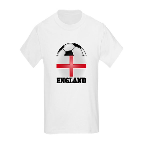 CafePress - England Soccer Kids T Shirt - Kids Light T-Shirt