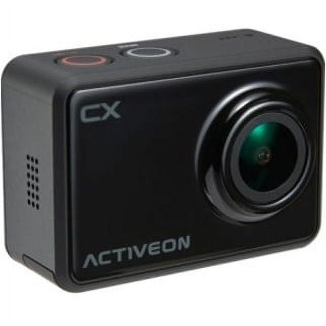 ACTIVEON Digital Camcorder, 2" LCD Screen, CMOS, Full HD, Onyx Black