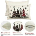 thumbnail image 6 of Christmas Pillow Covers 12x20 Inch,Outdoor Christmas Tree Decorations Pillows Decorative Throw Pillow Cases Winter Xmas Lumbar Cushion Covers for Home Decor Couch Holiday(2-12), 6 of 6