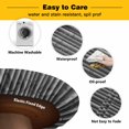 thumbnail image 3 of Elastic Fitted Round Tablecloth, Vintage Black Waterproof Stretch Table Cover for 36"-44" Tables, Country Farmhouse Plants Tree Pattern Washable Outdoor Tablecloths for Patio, Picnic, Camping, 3 of 9