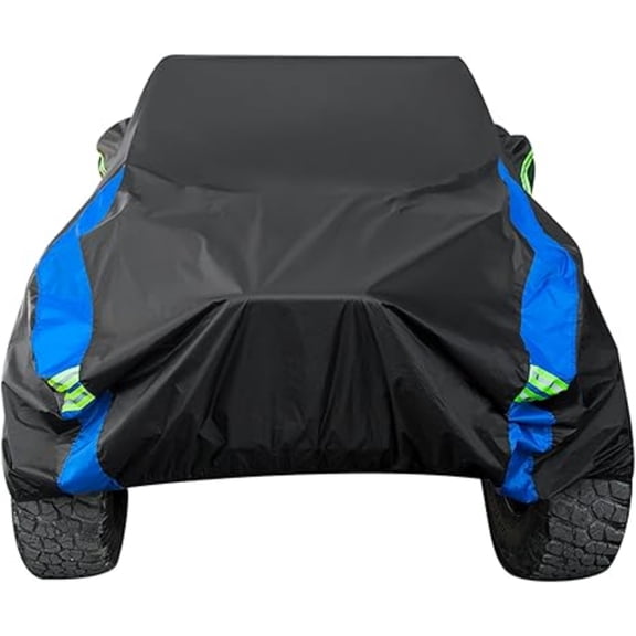 Cover Waterproof 4 Door, All Weather for Jeep Rain Cover for Automobiles, Outdoor Full Exterior for Jeep Covers