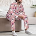 thumbnail image 6 of KLL Bulldog Sleepwear Mens Flannel Pajamas,Long Cotton Pj Set, 6 of 7