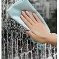 thumbnail image 1 of Juego de 6 paños mágicos de microfibra, paños para limpiar el polvo, toallitas para cocina, coche, hogar, ventana de vidrio, lavavajillas, toallas absorbentes sin rastro, 25x25 cm CM azul claro y verd, 1 of 5