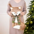 thumbnail image 3 of Valery Madelyn 21" Christmas Stockings, Fox Christmas Hanging Stockings for Fireplace Stairs Christmas Tree Decor, 3 of 9