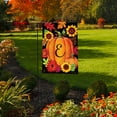 thumbnail image 3 of Fall Pumpkin Monogram Letter E Garden Flag Briarwood Lane 12.5" x 18", 3 of 4