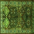 thumbnail image 1 of Ahgly Company Indoor Square Persian Green Traditional Area Rugs, 6' Square, 1 of 1