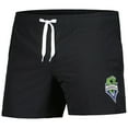 thumbnail image 2 of Men's Black Seattle Sounders FC Leisure Shorts, 2 of 3