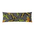 thumbnail image 2 of YUSDECOR Colorful Butterflies Body Pillow Pillowcase Pillow Protector Cushion Cover 20x60 Inch, 2 of 2