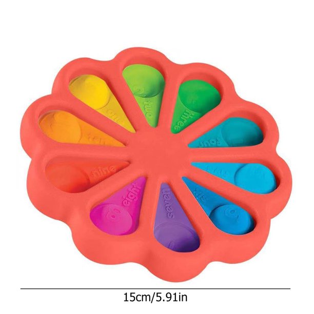 Mini rompecabezas de descompresión de mano con llavero de juguete de burbujas simple para aliviar el estrés Sywqhk libre de BPA
