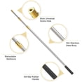 thumbnail image 5 of 2-4.8 Ft Retractable Telescopic Pole with 8mm Male Screw, Stainless Steel Fishing Pole with 8mm Screw, Capable for Fishing Hook Harpoon Cyfie, 5 of 7