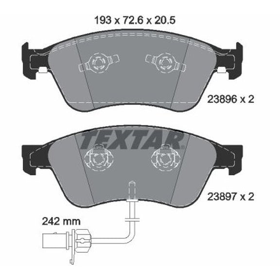 Brake Pad SetREO 238962052