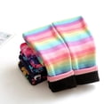 thumbnail image 5 of Esho 1/2 Pack Girls Winter Warm Thicken Fleece Leggings Kids Printed Tights Long Pants 2-10Y, 5 of 7