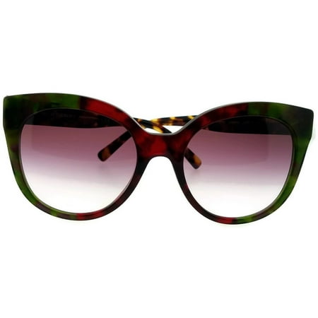 Burberry BE4243-36388H Cat Eye Women's Havana Frame Purple Lens Sunglasses NWT