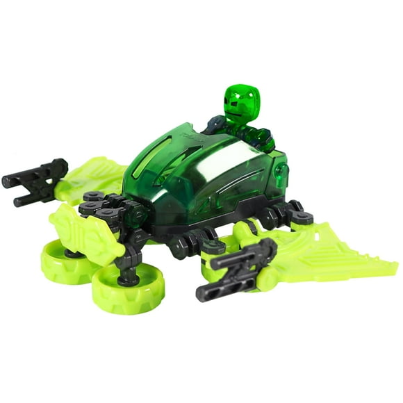 Figura de acción Zing Klikbot Megabots Drifter Green con accesorios