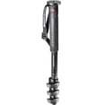 thumbnail image 2 of Monopod Manfrotto XPRO Monopod+ de fibra de carbono de 4 secciones, 2 of 8