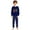 Blue-2, variant on SRZYMJ 67 kid Christmas sets 6 7 meme funny 𝙋𝙖𝙟𝙖𝙢as 2 piece six seven winter long sleeve top and pants set for kids