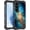 Shiny Deep Blue, variant on CASEFIV for Samsung Galaxy S26 Case,Glow in The Dark,Shockproof Protection Hard PC Soft Flexible TPU Bumper Drop Protective Protective Phone Cover Case,Purple Pink Flower