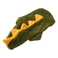 thumbnail image 5 of Disfraz de dinosaurio para perro, lindo, divertido, cálido, de felpa, con capucha, ropa de dinosaurio para perros, cachorros, gatos, gatitos M, 5 of 5