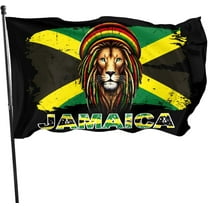 Jamaica Flag Rasts Lion Flags 3x5 Ft Home Outdoor Indoor Garden Home Decoration Banner