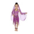 thumbnail image 1 of TZEWGL Belly Dancing Dance Performance Summer Clothes Outfit Sets For Kid 2 Piece Sets For Kids size 4-17T, 1 of 2