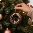 thumbnail image 6 of TanSiDing Christmas Cats Tree Hole Series Acrylic Christmas Tree Ornaments, Cute Transparent Cat Hanging Decor for Winter Wonderland Xmas Tree Window Wreath Festive Home Holiday Party Supply, 6 of 6