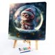 thumbnail image 2 of Kit de pintura de mono por números para manualidades, pintura al óleo a mano, decoración de pared para el hogar (10) FLhrweasw Nuevo, 2 of 9