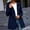 Blue, variant on Womens Outdoor Hooded Jackets Solid Color Long Sleeve Zipper Waist Drawstring Outerwear Fall Winter Casual Windbreaker Clothes with Pockets Navy XL