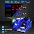 thumbnail image 6 of TOAUTO DS90 Soldering Station, 90W Dual Display, Anti-Static, Grounding Wire, 6 of 7