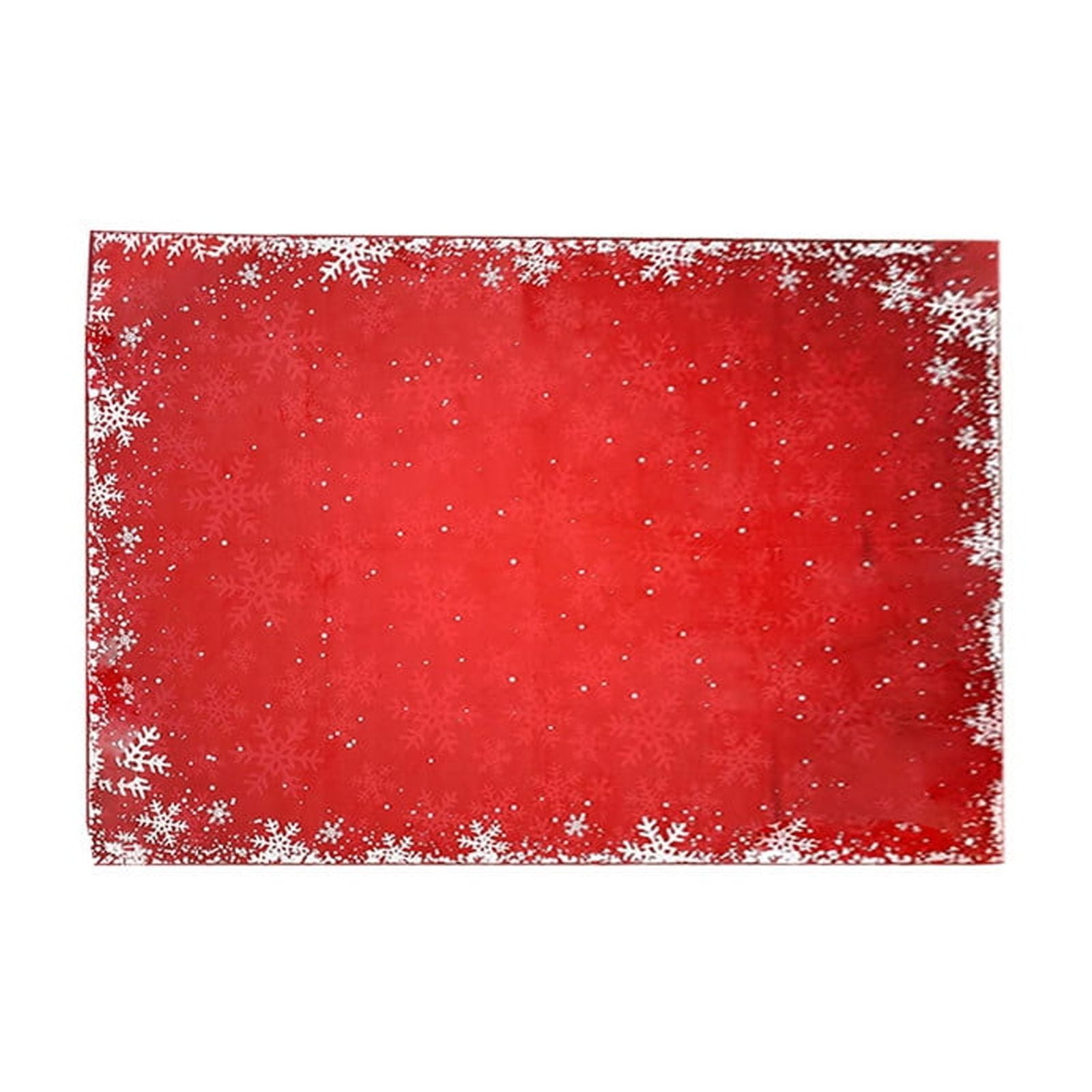 Xuniizn Christmas Door Mat Xmas Welcome Christmas Mat Non-Slip and Washable Winter Doormat Rubber Back Snowflakes Door Mat Rugs for Indoor Outdoor, Christmas Decorations for Home