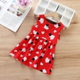 thumbnail image 2 of TAIAOJING Toddler Baby Girls Floral Dress Summer Baby Colorful Cartoons Print Cute Seleevless Frills Princess Dresses For 4-5 Years, 2 of 3