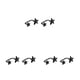 thumbnail image 4 of Pendientes Sonducket para mujer en forma de estrella de cobre, 4 of 6