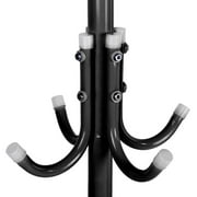 OxGord Coat Rack Hall Tree Freestanding 12 Hooks Stainless Steel 5.6 ft