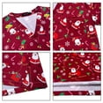 thumbnail image 2 of Camiseta de manga corta con estampado elástico, temática navideña, verano, para médicos, enfermeras, spa, salón de belleza, tienda de mascotas, ropa de lavado, 2 of 3