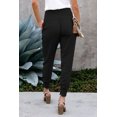 thumbnail image 1 of ABPHQTO Joggers casuales con bolsillos negros para mujer, 1 of 5
